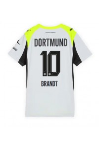 Borussia Dortmund Julian Brandt #10 Jalkapallovaatteet Naisten Vieraspaita 2025-26 Lyhythihainen